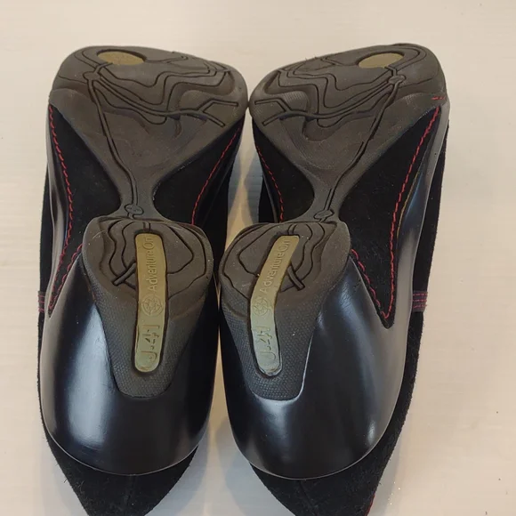 J-41 Black and Red Mules - Picture 12 of 16